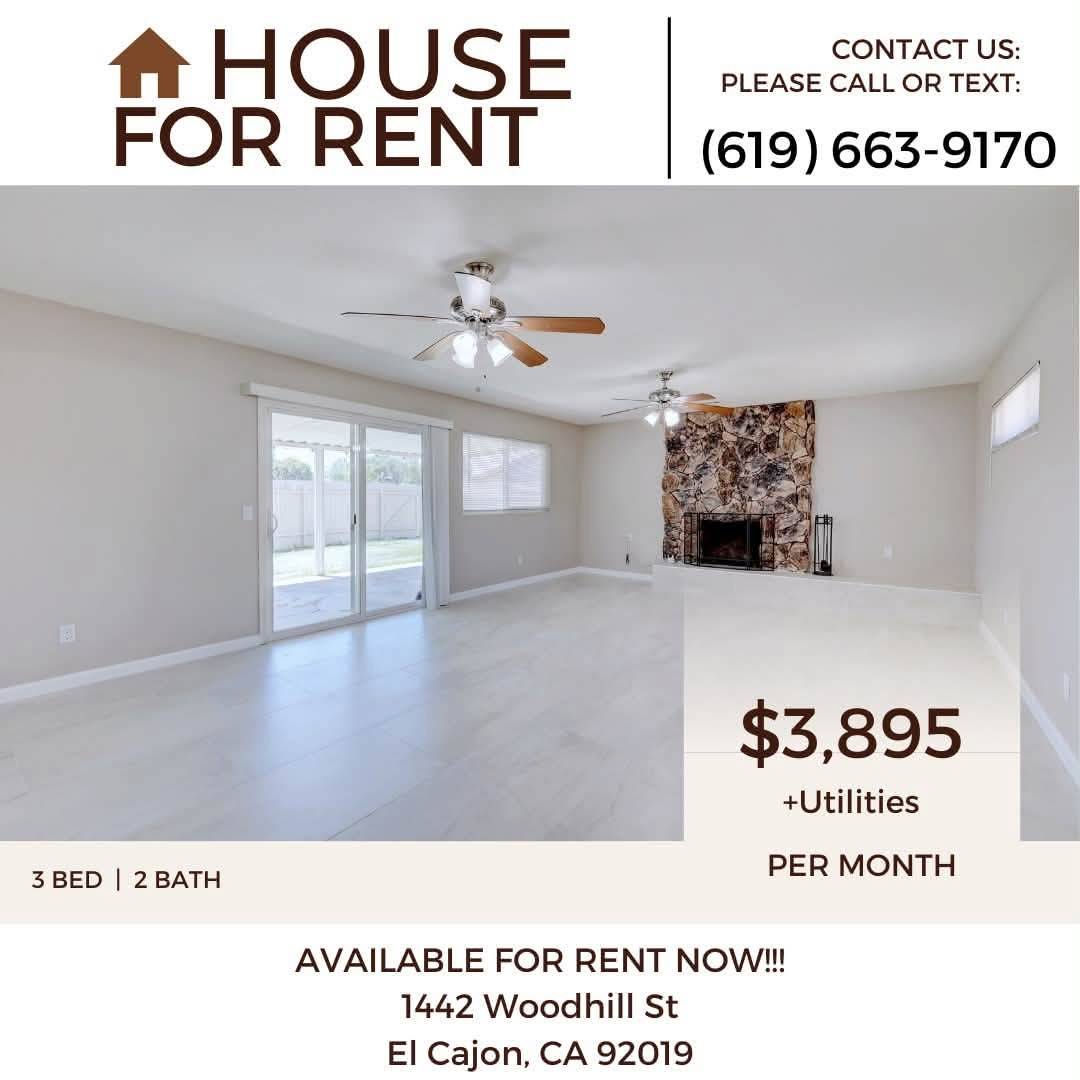 📣HOUSE FOR RENT — 3BR in El...