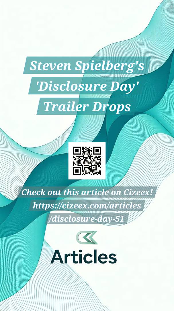 Steven Spielberg's 'Disclosure Day' Trailer Drops