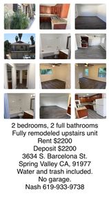 2 Bed 2 Baths - Spring Valley 