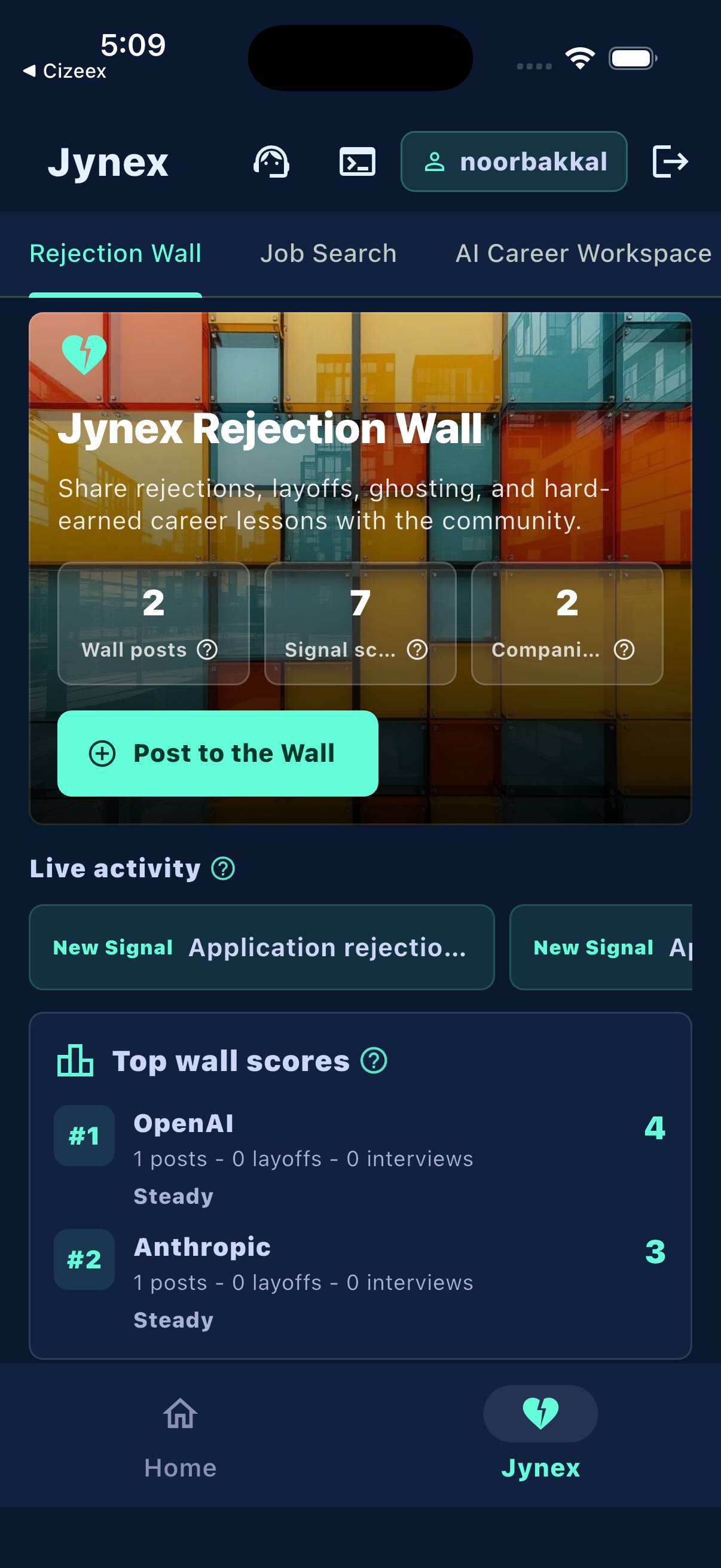 Post Your Rejection