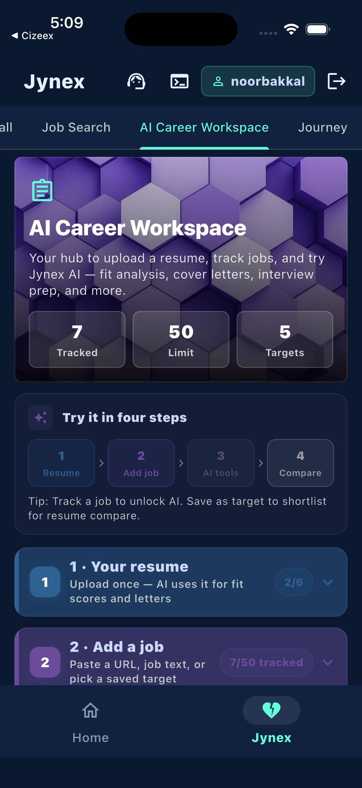 AI Career Workspace