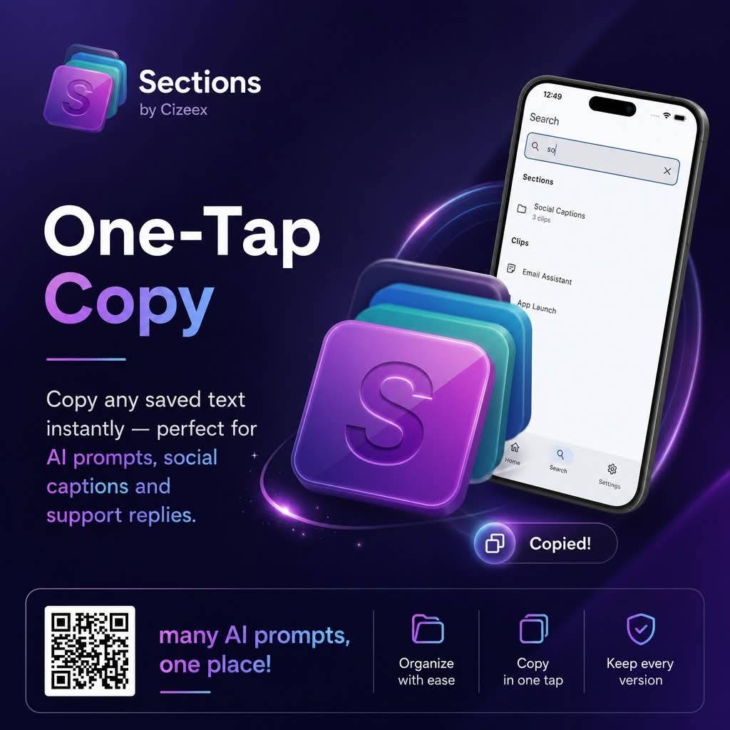 One-Tap Copy