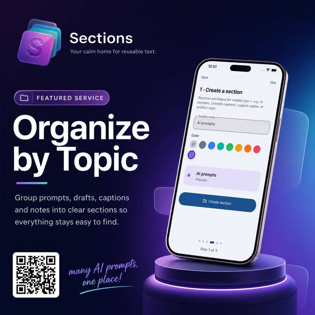 Organize by Topic