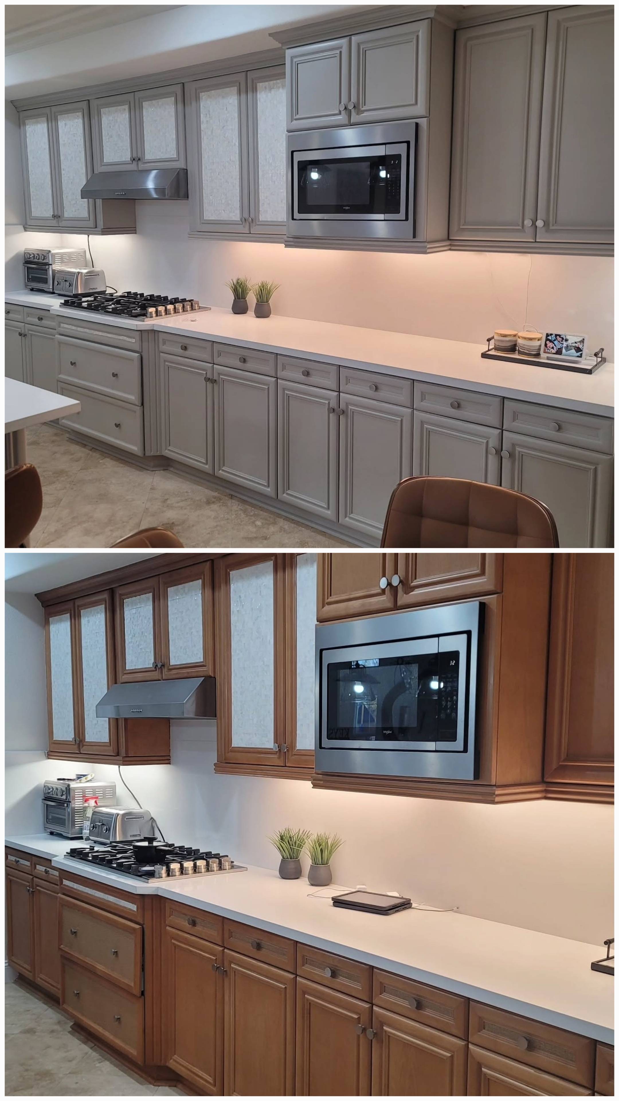 Specializing in kitchen cabinets repaint